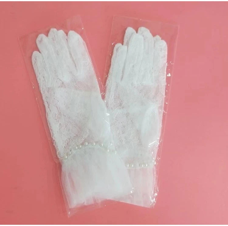 Gants de Mariée Courts en Dentelle