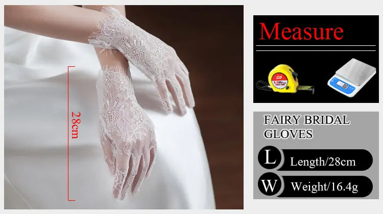 Gants de Mariée en Dentelle