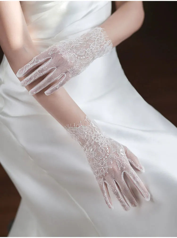 Gants de Mariée en Dentelle