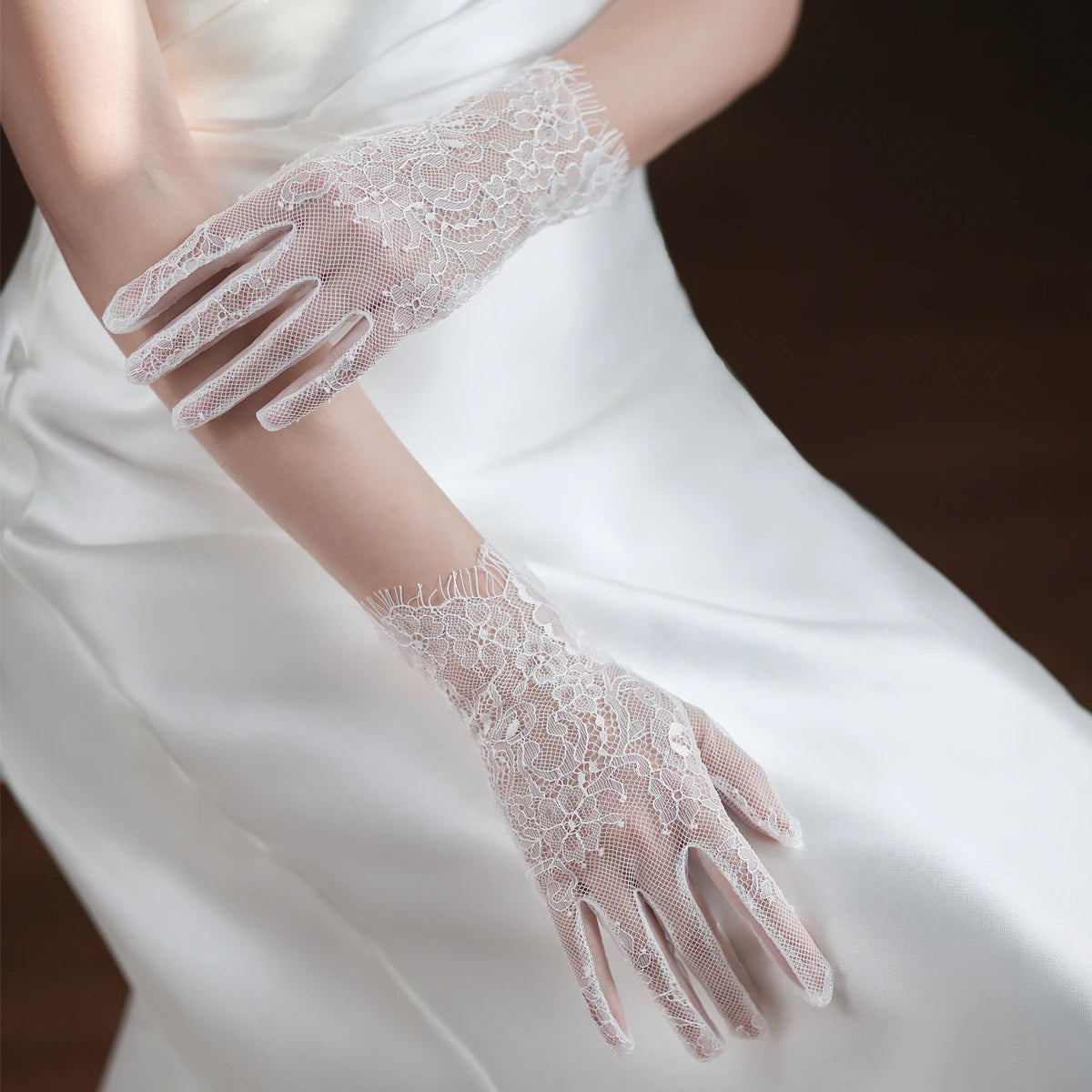 Gants de Mariée en Dentelle