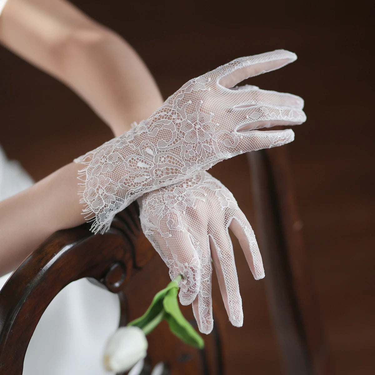 Gants de Mariée en Dentelle