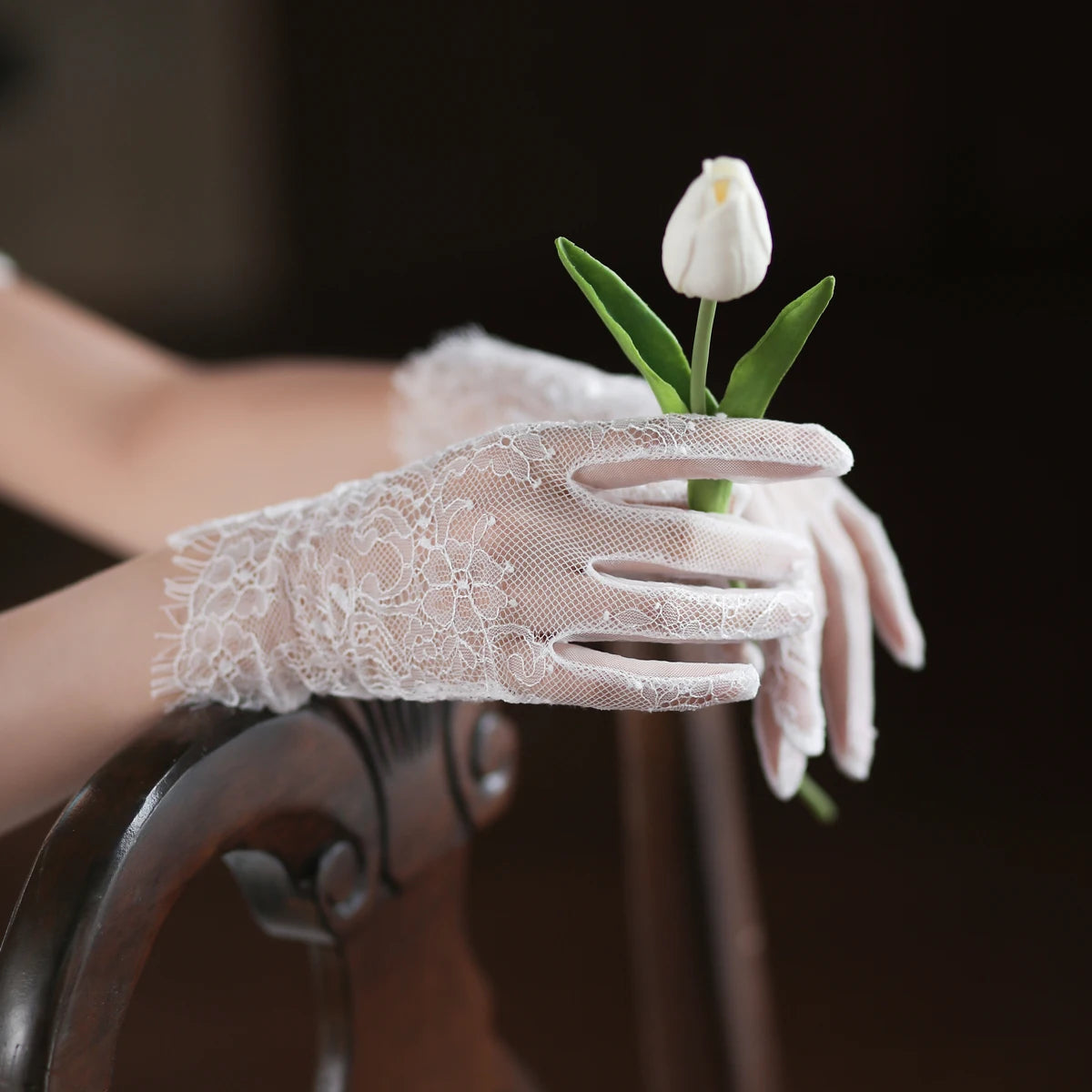 Gants de Mariée en Dentelle