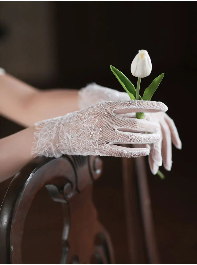 Gants de Mariée en Dentelle