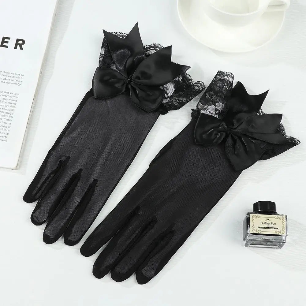 Gants de Mariée Satin Blanc