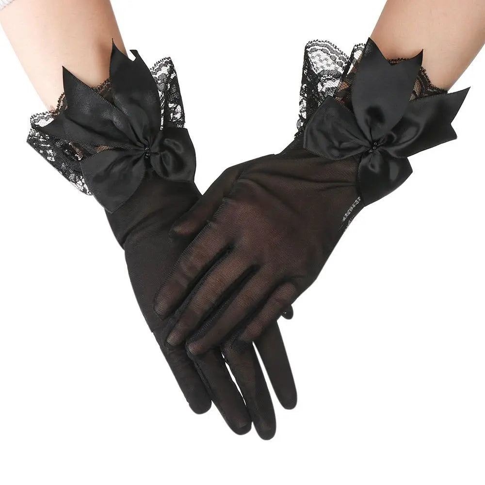 Gants de Mariée Satin Blanc